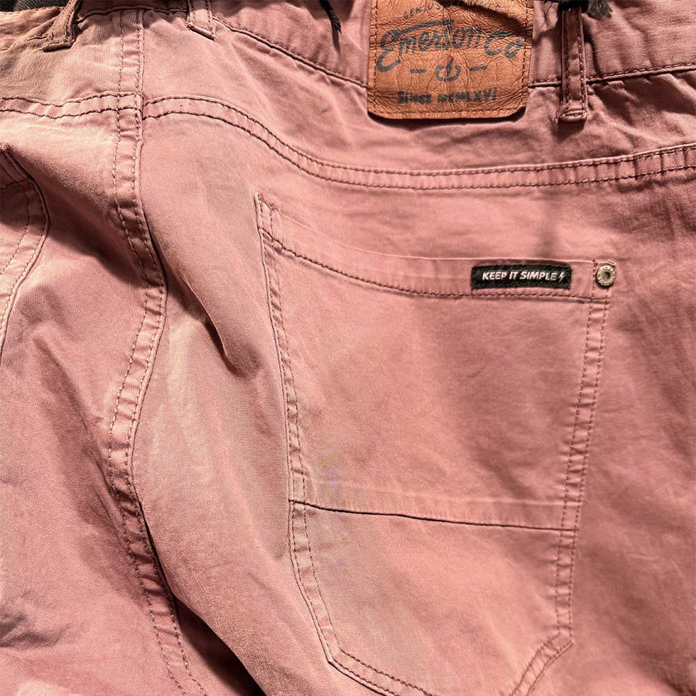 Emerson 191.EM49.87 Cotton Shorts Mauve - Image 3