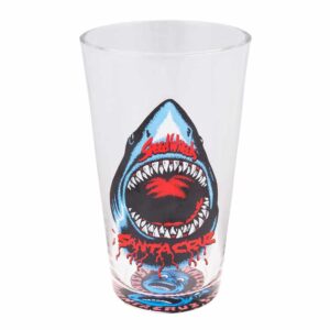Santa Cruz Speed Wheels Shark Pint Glass