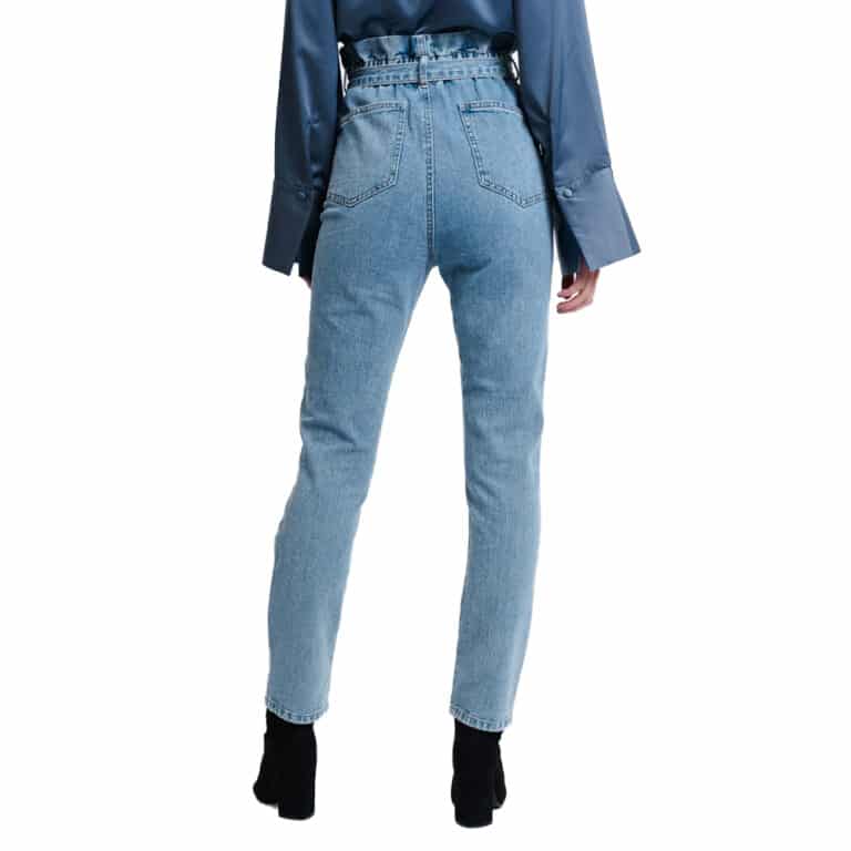 Rut & Circle Danielle Paper Waist Denim Blue - Image 3