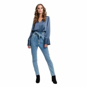 Rut & Circle Danielle Paper Waist Denim Blue
