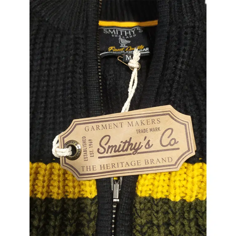 Ανδρική Ζακέτα Smithy's Zip Olive Black - Image 3