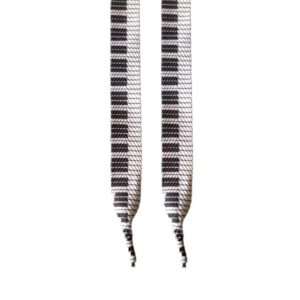 Κορδόνια Παπουτσιών NS97 Piano Black White