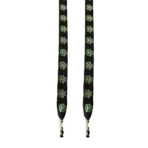 Κορδόνια Παπουτσιών NS97 Skull Cross Black