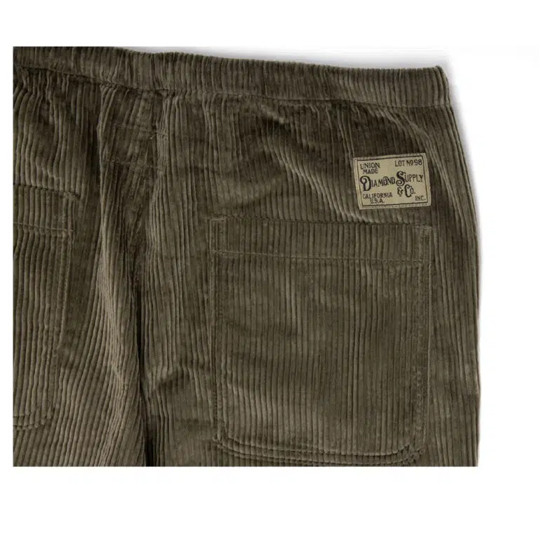 Diamond Sierra Cord Pant Army Green - Image 5