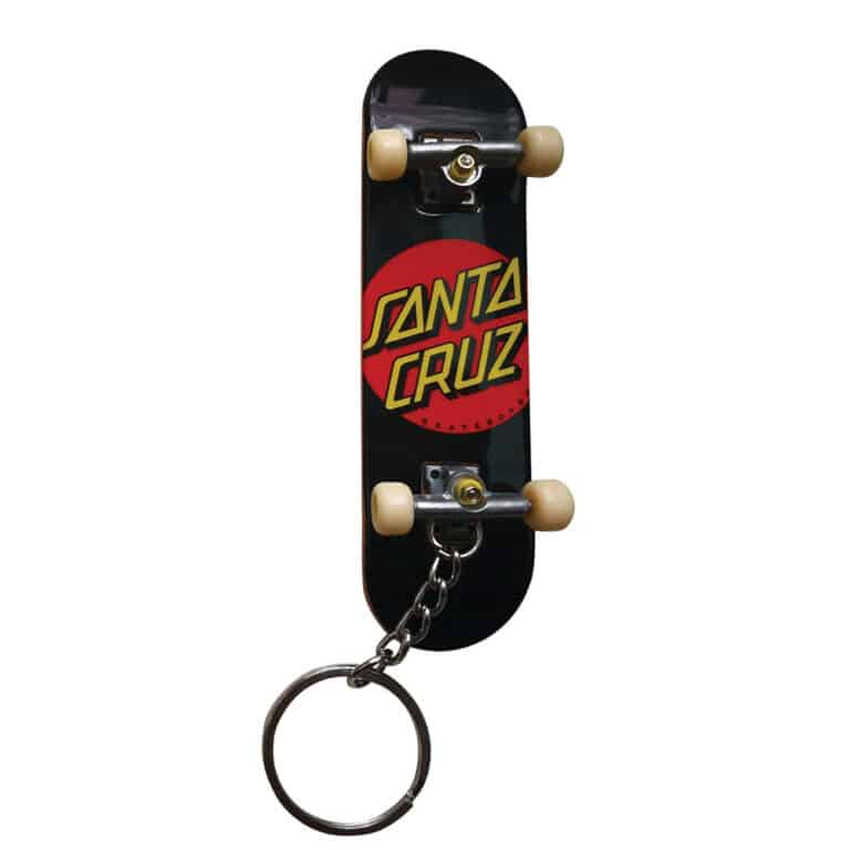 Μπρελόκ Fingerboard Santa Cruz Classic Dot Black