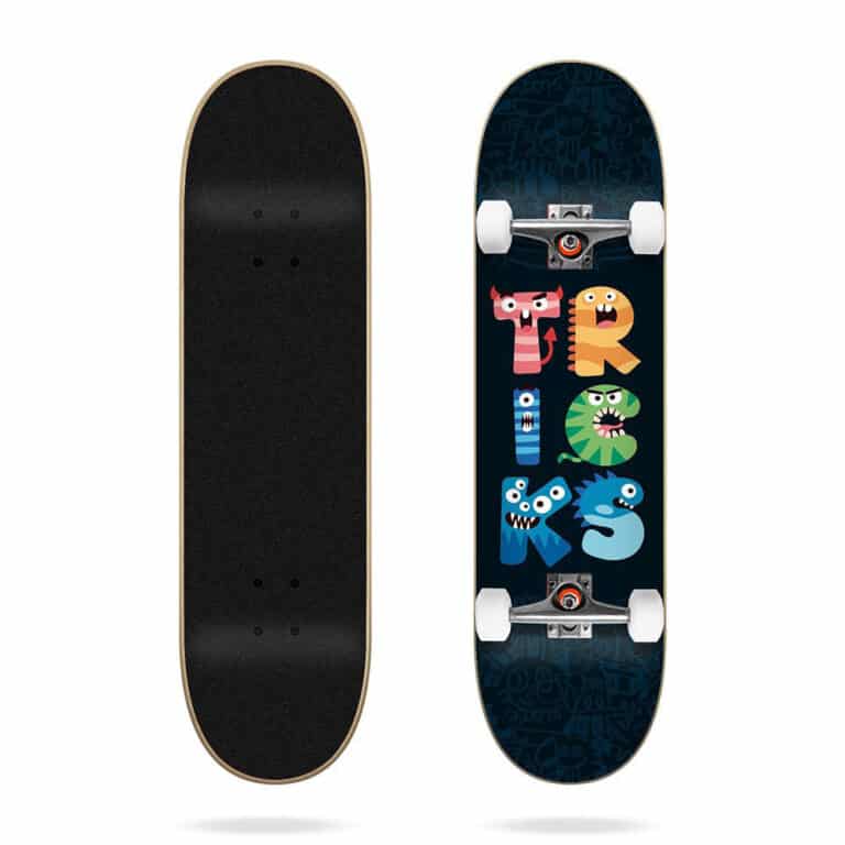 Παιδικό Complete Skate Tricks Monsters 7.25 Black