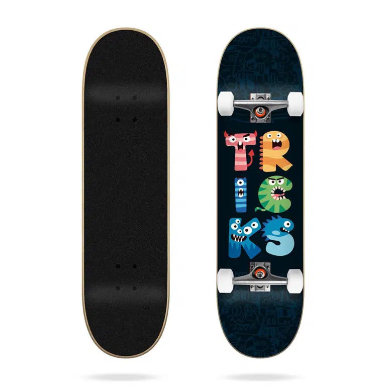 Παιδικό Complete Skate Tricks Monsters 7.25 Black