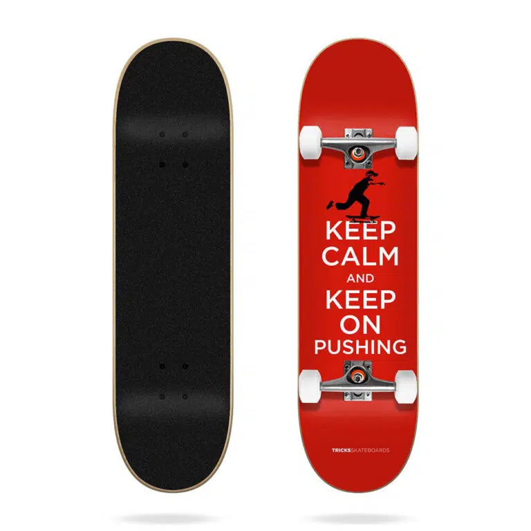 Complete Skate Tricks Calm 7.87 Red