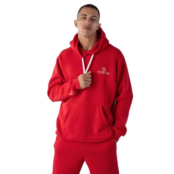 Unisex Φούτερ Theta Theta Logo Red