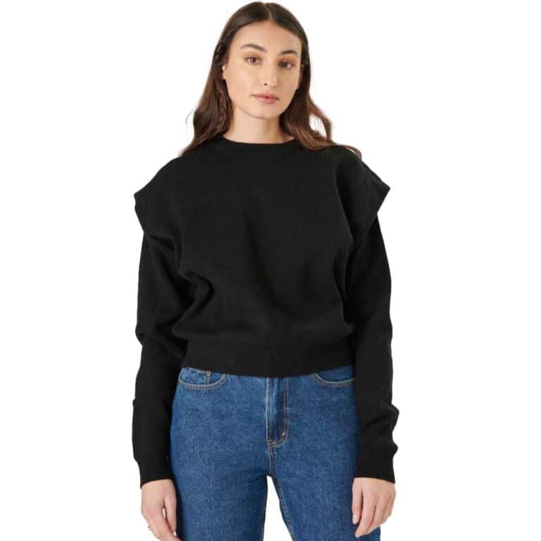 Γυναικεία Πλεκτή Μπλούζα 24 Colours Black