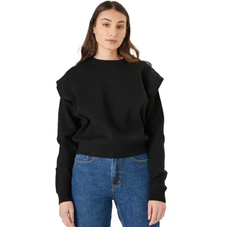 Γυναικεία Πλεκτή Μπλούζα 24 Colours Black