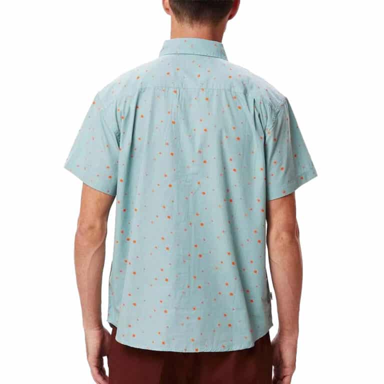 obey burst woven ss turquoise