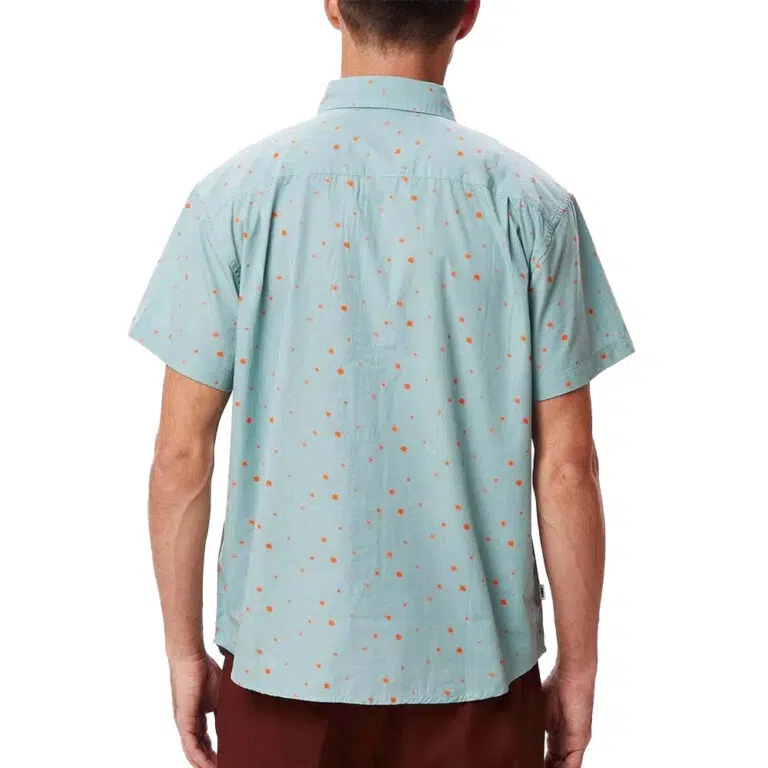 obey burst woven ss turquoise