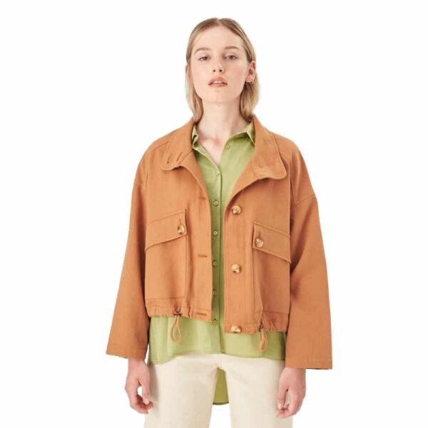 Oversized Cotton Jacket 24 Colours Brown