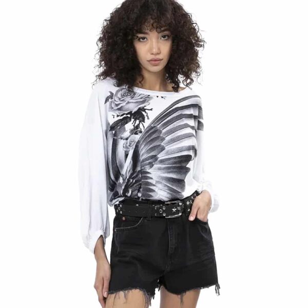 Religion Wings Top White