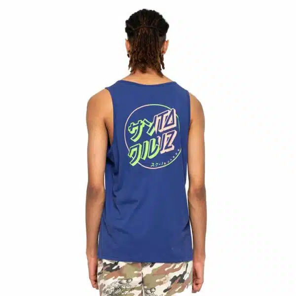 Santa Cruz Divide Dot Tank Top Blue