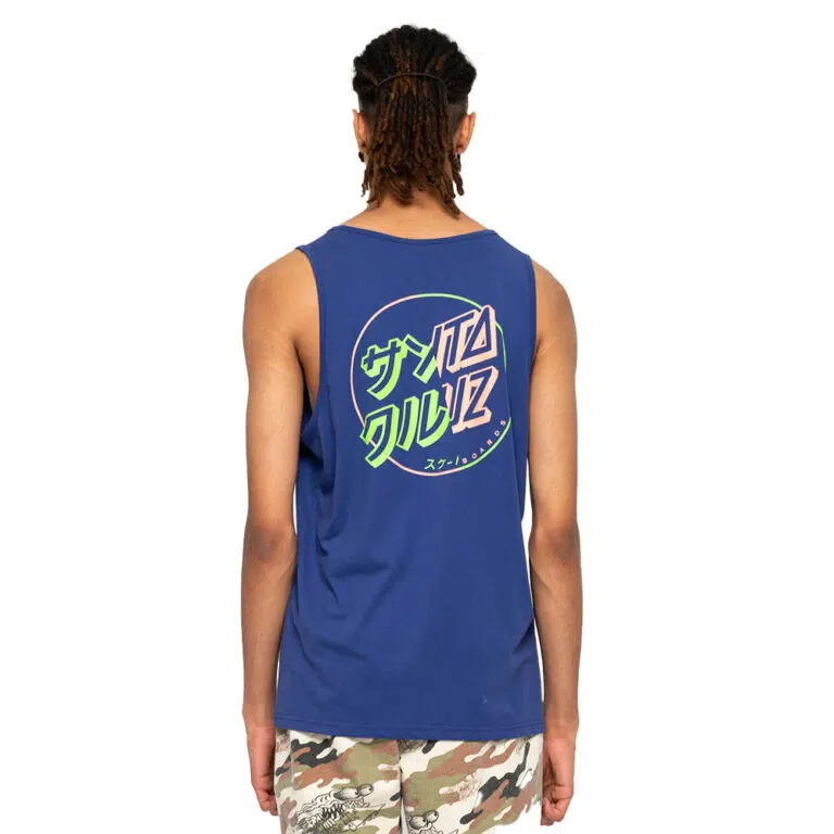 Santa Cruz Divide Dot Tank Top Blue