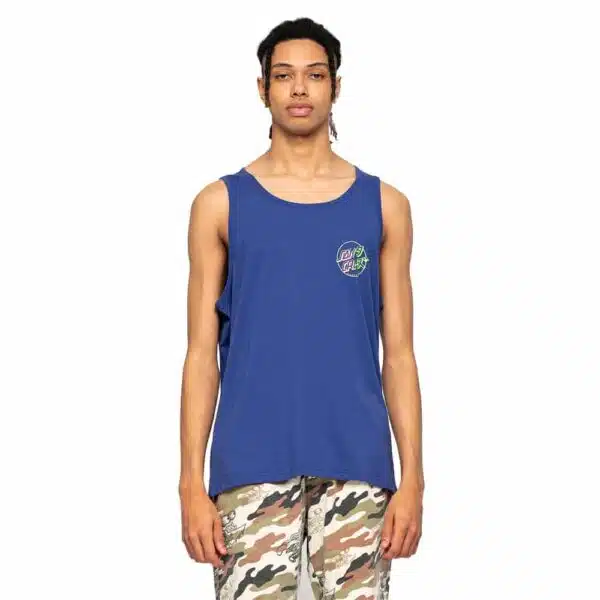 Santa Cruz Divide Dot Tank Top Blue