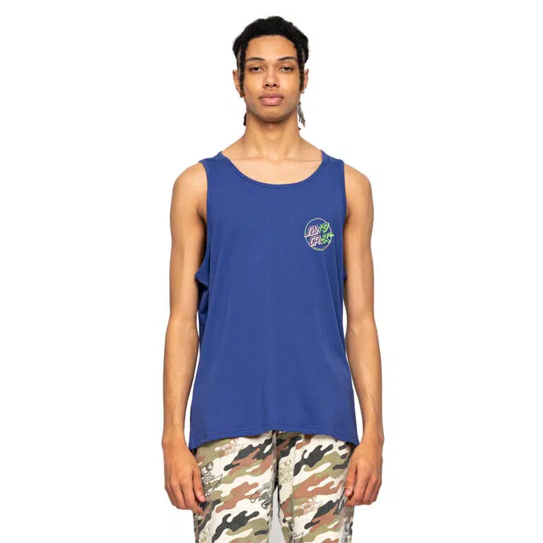 Santa Cruz Divide Dot Tank Top Blue