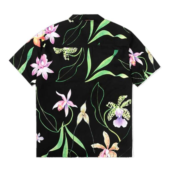 The Hundreds Gies Button Black Floral