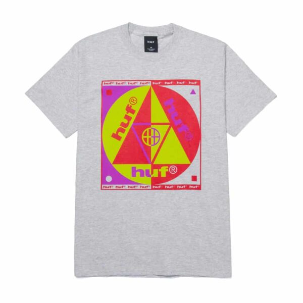 HUF Blue Code T-Shirt Athetic Grey