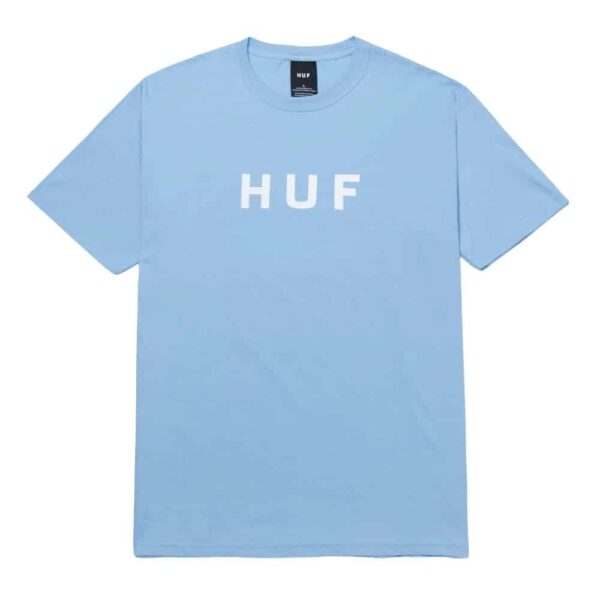 HUF Essentials OG Logo T-Shirt Light Blue