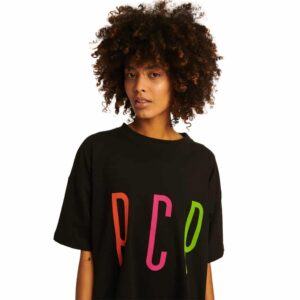PCP Oversized Logo T-Shirt Black