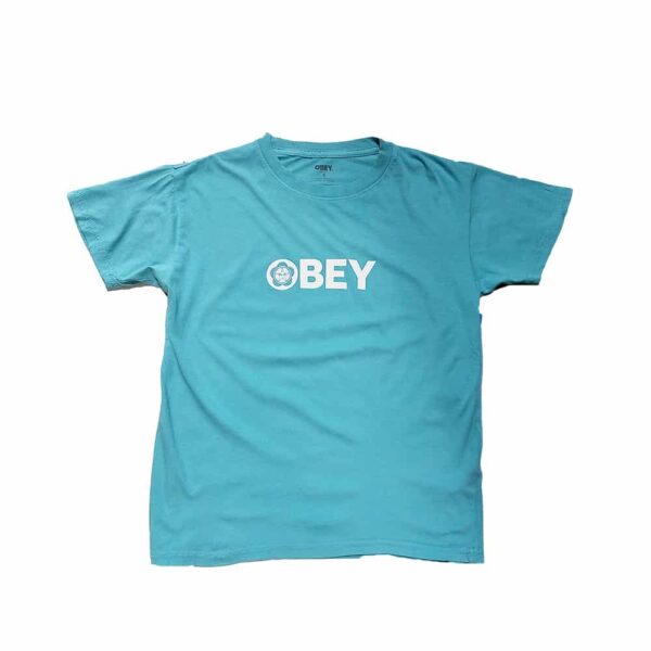 T-Shirt Obey Freedom Turquoise Tonic