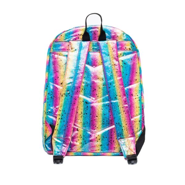 Hype Pastel Rainbow Gradient Gloss Backpack 18L Pink