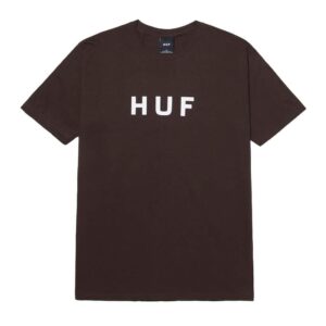 Huf OG Logo T-Shirt Chocolate