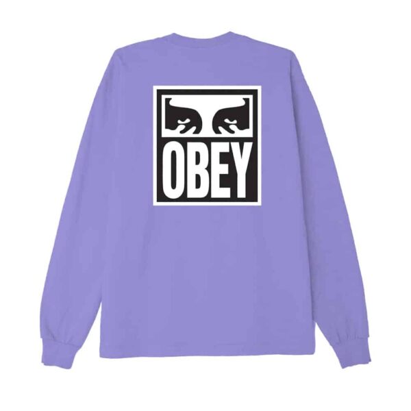 Obey Eyes Icon 2 LS Tee Digital Violet