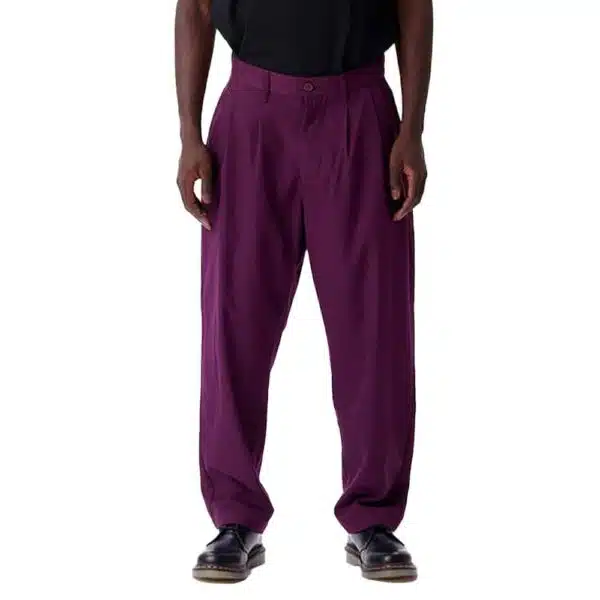 Obey Fubar Pleated Pant Beetroot