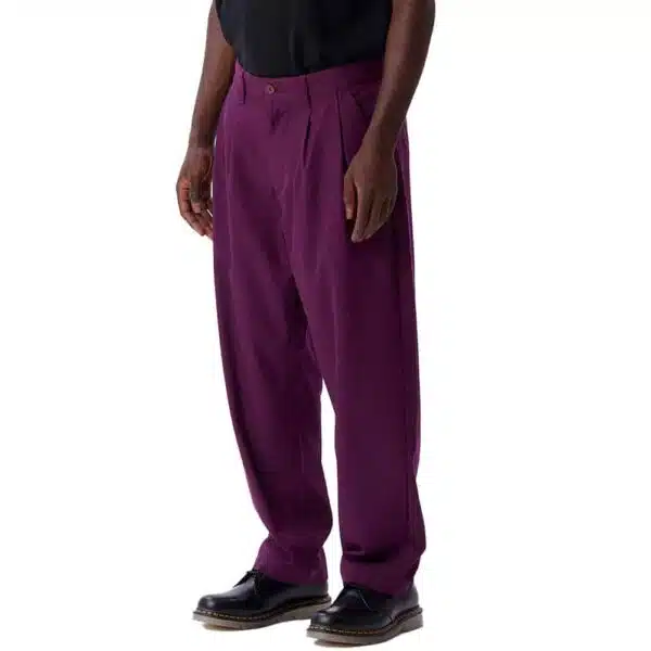 Obey Fubar Pleated Pant Beetroot