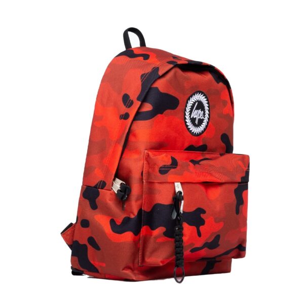 Hype Unisex Backpack Crest 18L Red Camo