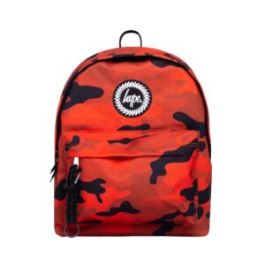 Hype Unisex Backpack Crest 18L Red Camo