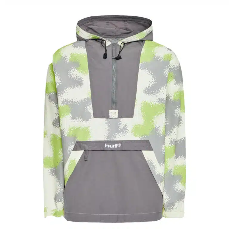 Αντιανεμικό HUF Commander Camo Anorak Grey