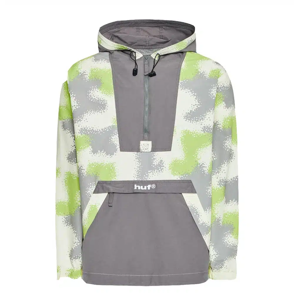 Αντιανεμικό HUF Commander Camo Anorak Grey