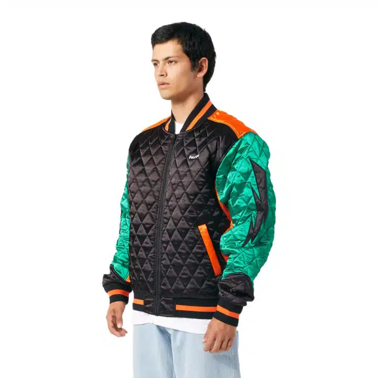 HUF Lightning Bomber Jacket Black