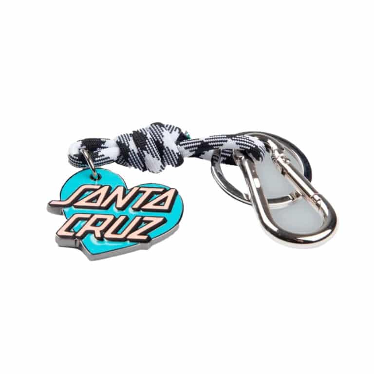 Santa Cruz Heart Dot Key Ring Multi