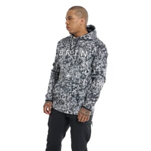 Fleece Hoodie Burton Crown Aerial Pines