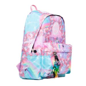 Hype Backpack Holographic Rainbow Crest Multicolor