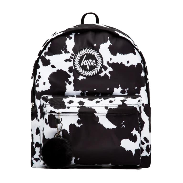 Unisex Backpack Hype Mono Cow Black White