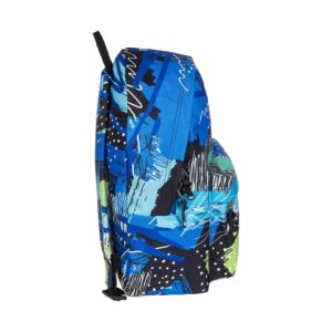 Unisex Backpack Hype Geo Scribble Blue Green