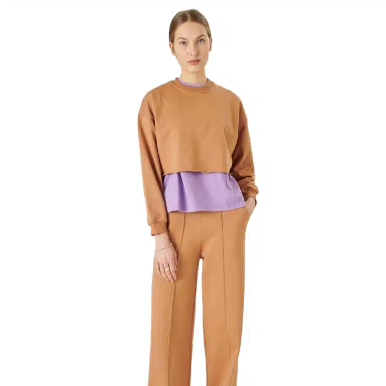 24 colours cropped sweat