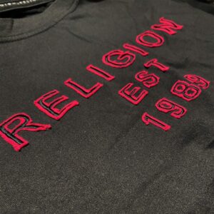 Crop Top Religion Vintage Mini Black