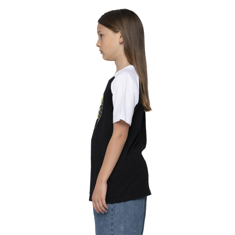 paidiko T-Shirt Santa Cruz Grid Delta Dot Raglan Black White