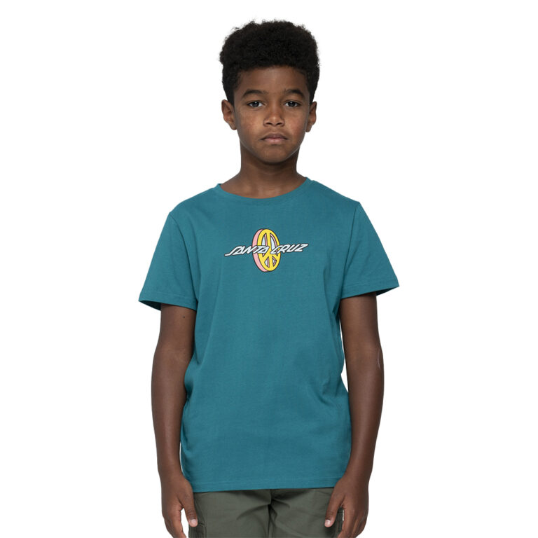 paidiko T-Shirt Santa Cruz Youth Peace Strip Verdigris