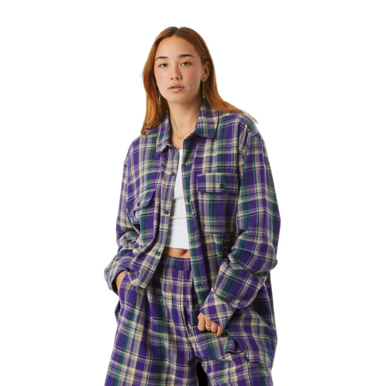 poukamiso HUF Banks Flannel Purple