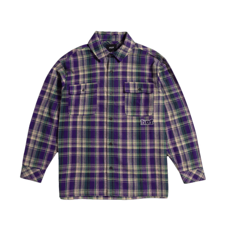 poukamiso HUF Banks Flannel Purple