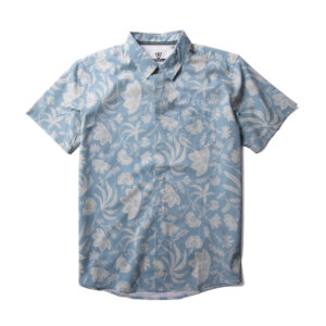 floral poukamiso Vissla Piha Eco Stone Blue